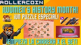 ¡EMPIEZA LA CARRERA POR EL SET EN ROLLERCOIN CON ESTE NUEVO PUZZLE CON MINERAZO EPICO!