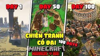 KiroMC tóm tắt 100 ngày chiến tranh cổ đại trong sinh tồn Minecraft siêu khó