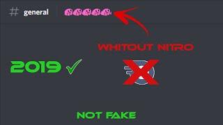 How to use animated emotes without nitro || Discord ||