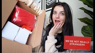 we're not really strangers  unboxing haul