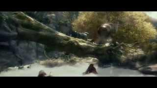 THE HOBBIT: Bombur Barrel Scene Bluray (1080p)