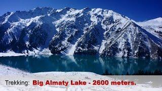 Big Almaty Lake through the gorge Chukur - 2600 meters.