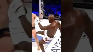 14 Vicious LEG KICKS in a Row by FRENCH Fighter  #mma #mmahighlights #mma2025