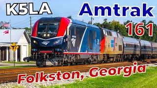 Folkston Amtrak Trains w/ Cool Horn Shows!