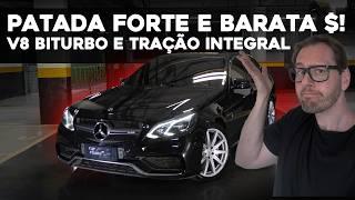 MERCEDÃO E63 AMG DÁ 320 KM/H SEM MEDO (E É BARATO) 