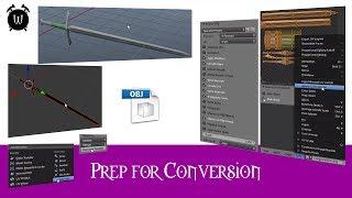 M2 - Preparation of OBJ for Conversion