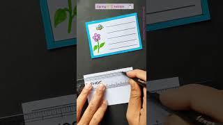 Handmade stickers | Book stickers making | Best stickers craft | #craft #DIY #youtubeshorts #shorts