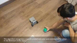 Robot object follower with computer vision