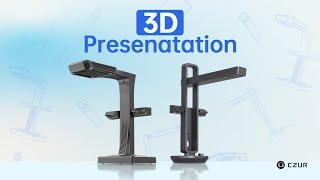 3D Presentation of CZUR Aura and CZUR ET16 Plus