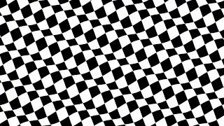 Hypnotic Black and White Checkerboard Tiles Wave Optical Illusion 4K VJ Loop Motion Background