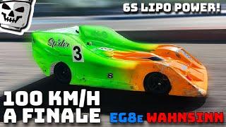 100km/h Spitze Die schnellste RC Klasse bisher 6S Lipo Power 1zu8 EG8e BTM no7 2023