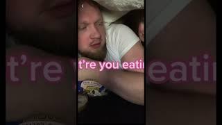 hiding food from his wife under the covers to get her reaction  [©] #subscribe #shorts