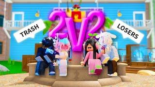 Roblox YouTuber 2v2 in MM2! *LOSER GETS PUNISHED*