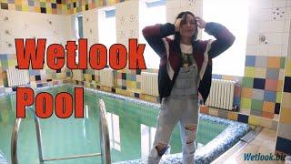 Wetlook pool catsuit | Wetlook girl