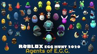 Roblox - Egg Hunt 2020: Agents of E.G.G. (All 53 Eggs Guide)