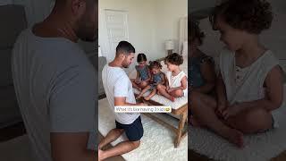 They take it all #thecarlins #shorts #family #dad #dadlife #parentlife #funny #cutebaby #viral