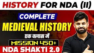 NDA History: Medieval History | NDA Shakti 2.0, 2024