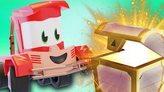 Truck Games - Peindre les objets - Dessin animé de camions pour enfants