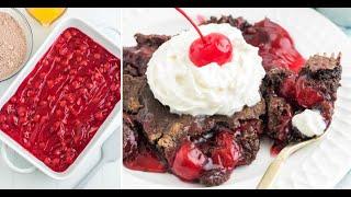 Chocolate Cherry Dump Cake | Kitchen Fun With My 3 Sons