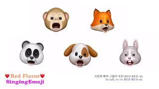 [Animoji Karaoke] Emoji Singing 'Red Flavor (빨간 맛)' -- Red Velvet (레드벨벳) | With Lyrics!