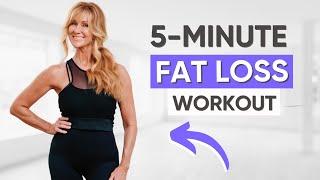 5 Minute FAT BURNER - Best Exercises To Melt Body Fat Fast!