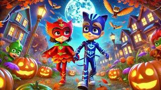 CATBOY x OWLETTE: HALLOWEEN -  Catboy's Life Story - PJ MASKS 2D Animation - PJ Mask Quirky