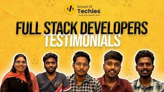 Student Testimonials | Full Stack Development | School Of Techies