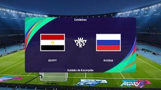 Egypt U23 vs Russia (07/09/2023) International Friendlies PES 2021