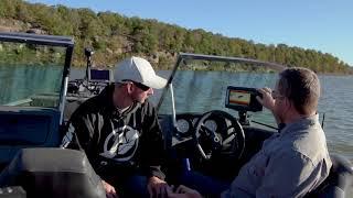 Lowrance Hook2 Sonar on the water