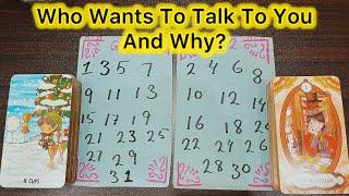 Pick A Card Who Wants To Talk To You And Why? Hindi Tarot Reading By Noor 