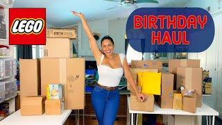 LEGO birthday haul and unboxing 