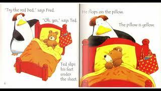 Usborne phonics readers - Fox in a box & Ted in a red bed