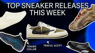 2024 Top Sneaker Releases This Week Travis Scott Olive J1 Adidas Climamog Clogposite Tekken X Foams