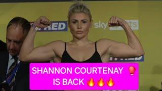 Shannon Courtenay back in the ring tonight after a 2 year absence 