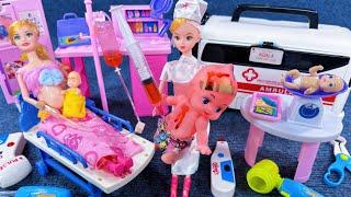 11 Minutes Satisfying with Unboxing Doctor Playset，Pregnant Women Giving Birth Toys Review | ASMR