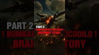 Bombardiro vs Bombini Guzini Brothers at War? #brainrot #bombardinocrocodilo #viral #shorts #funny