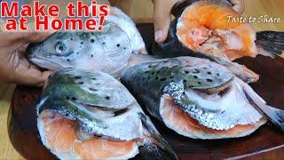 After Watching this VideoYou will want to buy all the Salmon head in the market Tastiest Salmon!