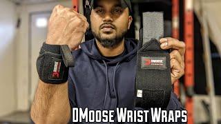 DMoose Wrist Wraps - for WeightLifting, Powerlifting, Bench Press , cross-training & More !