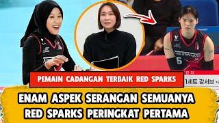 RED SPARKS MERAJAI 6 ASPEK SERANGAN, PEMAIN CADANGAN TERBAIK RED SPARKS, IBK ALTOS PUNYA 3 TAMENG