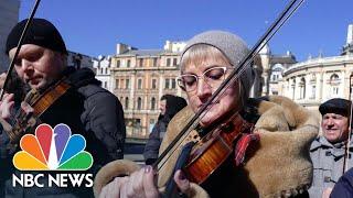 Odessa Orchestra Plays In Support Of No-Fly Zone For Ukraine