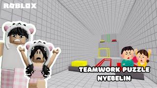 APAKAH KITA BISA TAMATIN TEAMWORK PUZZLE NYEBELIN INI? | ROBLOX