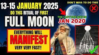 Full Moon January 2025 | Manifest LITERALLY Anything With This Secret Ritual On 13 Jan 2025