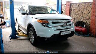 Замена подушки ДВС со стороны ГРМ на Форд Эксплорер 2013 года Ford Explorer 3,5