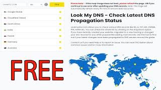 Free Tool | How to Check DNS Propagation Status and DNS Records of any Website