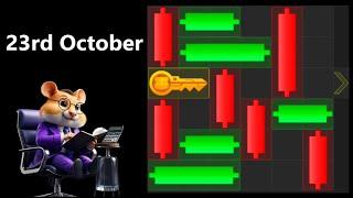 23  October, Hamster Kombat Puzzle Game Today