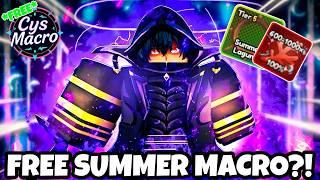 How To MACRO Summer Portals All Night With This *FREE* Macro! Anime Last Stand