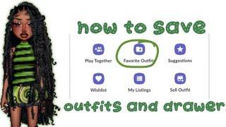 Everskies | How To Save Outfits & Make Drawers