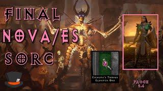 Nova Energy Shield Sorceress - Clears P8 Hell Content With Ease - Diablo 2 Resurrected