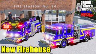 GTA 5 Roleplay #507 Firefighters Responding To Calls From New Firehouse - KUFFS FiveM Server