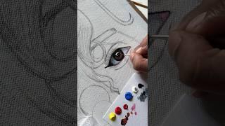 Drawing most beautiful eyes #krishna #radhakrishna #drawing #viralvideo #painting